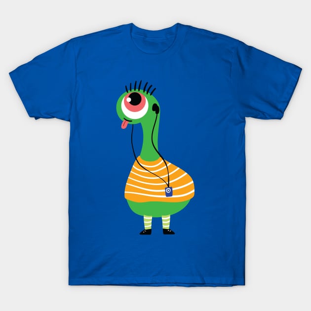 Halloween One Eye Monster T-Shirt by holidaystore